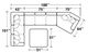Jackson Furniture Mammoth 4-Piece Chocolate U-Shape Sectional-1
