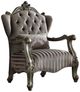 ACME Furniture Versailles Antique Platinum/Gray Chair-0