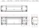 Legends Home RealCozy Liberty Bourbon/Jasmine White 78" Fireplace Console-2