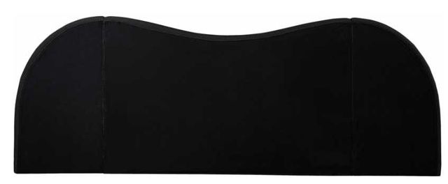 Meridian Furniture Everest Black King Boucle Fabric Upholstered Panel Bed-3
