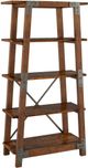 Homelegance® Holverson Gunmetal/Rustic Brown Bookcase-0