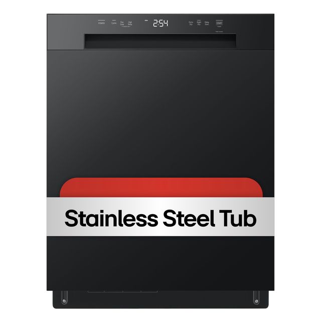 LG 24" Black Front Control Built-In Dishwasher-3