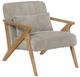 Homelegance® Chevron Taupe/Brown Accent Chair-0