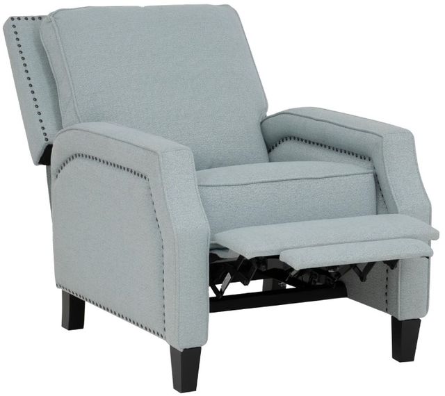 Powell® Portico Ice Blue Manual Recliner-1
