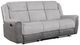 Homelegance® Harriette Gray Double Manual Reclining Sofa-0