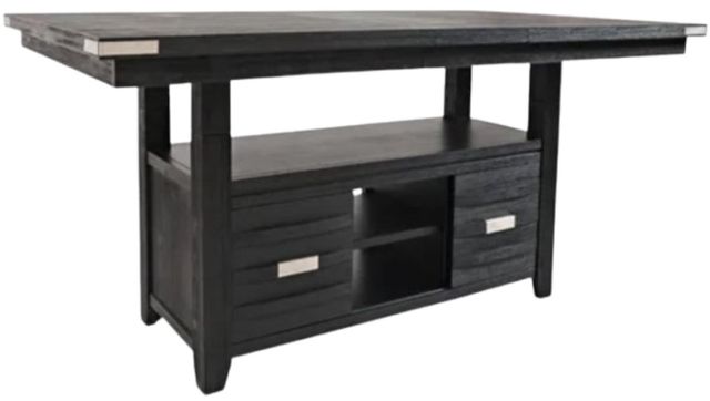 Jofran Inc. Altamonte 5-Piece Dark Charcoal/Gray High-Low Rectangle Dining Set-1