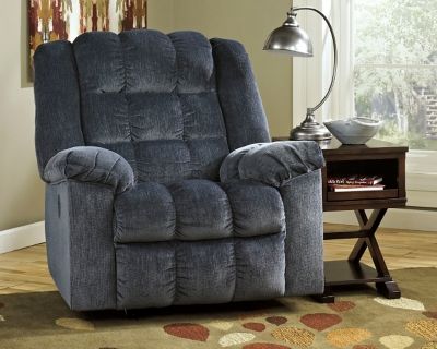 Signature Design by Ashley® Ludden Blue Power Rocker Recliner-2