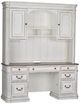 Liberty Furniture Magnolia Manor Antique White/Weathered Bark Credenza and Hutch-0