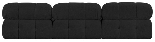 Meridian Furniture Ames 3-Piece Black Modular Sofa-2