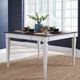 Liberty Furniture Allyson Park Charcoal Counter Height Leg Table with Wirebrushed White Base-1