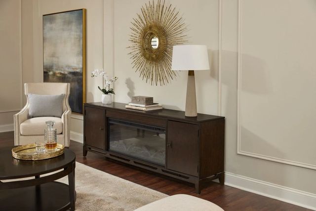 aspenhome® Sutton French Roast 80" Fireplace Console-1