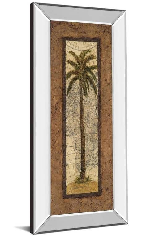 Classy Art Global View II by Charlene Olson Mirror Framed Wall Art-1