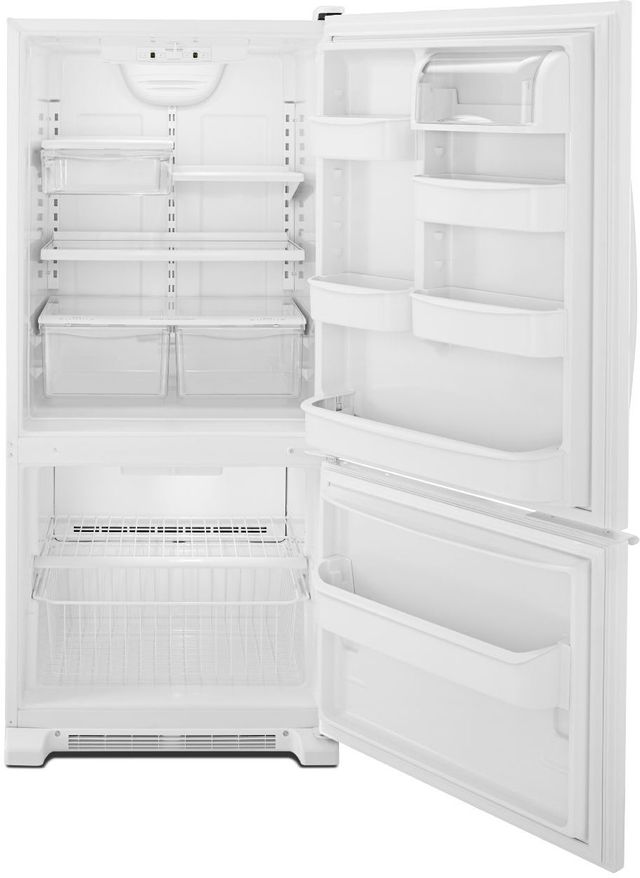 Whirlpool® Gold® 18.7 Cu. Ft. Bottom Freezer Refrigerator-White-4