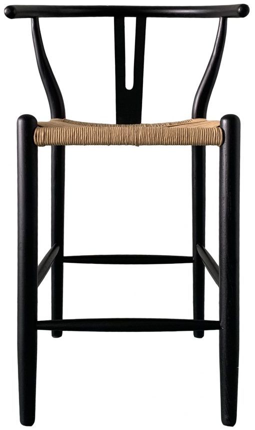 Moe's Home Collection Ventana Black/Natural Counter Stool-0