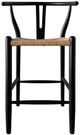 Moe's Home Collection Ventana Black/Natural Counter Stool-0