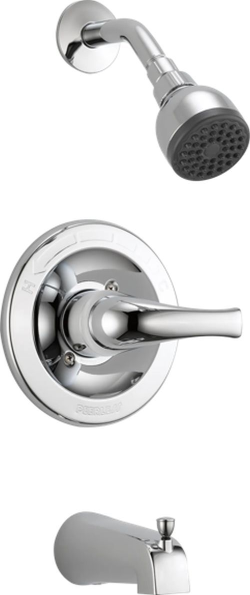 Peerless Core Brushed Nickel Tub and Shower Kit-0