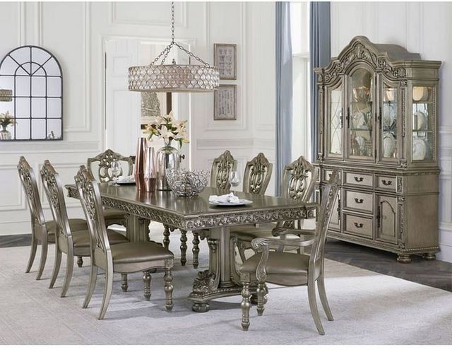 Mazin Furniture Catalonia Platinum Gold Dining Table-3