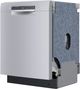 Bosch® 300 Series 24" Anti-fingerprint Stainless Steel Front Control Built-In Dishwasher-2