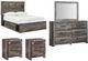 Signature Design by Ashley® Drystan 5-Piece Multi King Bookcase Bed Set-0