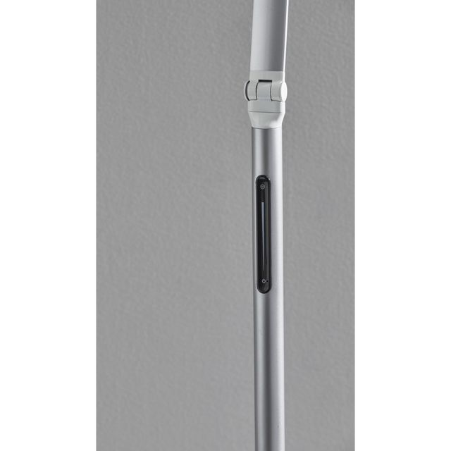Adesso® Lennox Black And Silver LED Multi-Function Floor Lamp-2