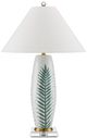 Currey & Company Kenita Green/Off-White Table Lamp-2