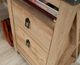 Sauder® Newberry Lane™ Khaki Pine™ L-Shaped Desk-3
