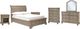 Signature Design by Ashley® Lettner 6-Piece Light Gray Full Sleigh Bed Set-0