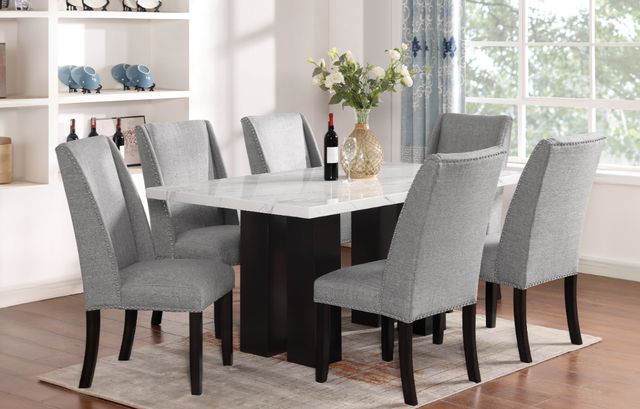 New Classic® Home Furnishings Faust Gray Dining Chair-1