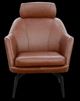 Mazin Furniture Olinda Chocolate Brown Accent Chair-1