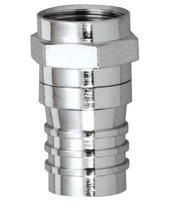 RadioShack Crimp-On TV Coax F Connectors 10 Pack-0