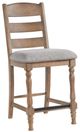Intercon Highland Gray/Rustic Sandwash Bar Stool-0