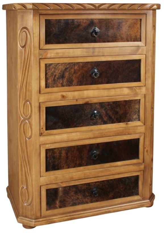 Horizon Home® Lasso Cowhide Brown Chest
