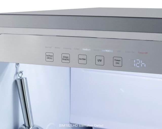 Summit® 18” 60 lb Stainless Steel Outdoor Icemaker-3