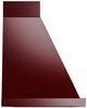 Ilve® Nostalgie II Noblesse 48" Burgundy Wall Mounted Range Hood with Copper Trim-2
