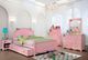 Furniture of America® Dani Pink Nightstand-1