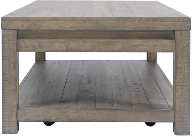 Jofran Inc. Westvale Brown Rectangular Castered Cocktail Table-2