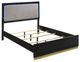 Coaster® Caraway 4-Piece Black California King Bedroom Set-1