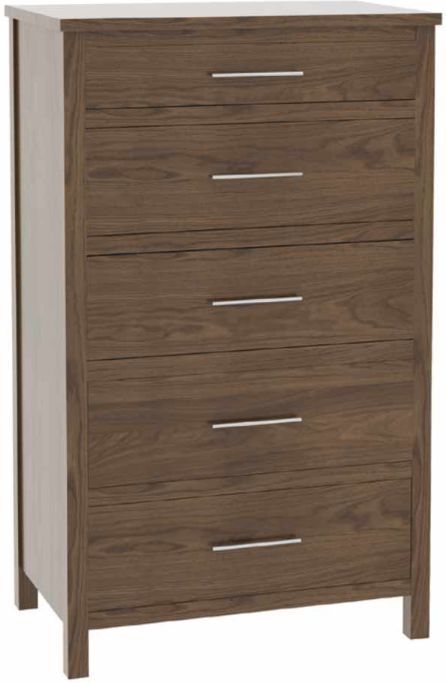 Country View Woodworking Customizable Big Sky 33'' 5-Drawer Chest-0