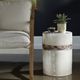 Uttermost® Comanche White Ceramic Outdoor Garden Stool-5