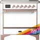 Ilve® Majestic III 36" Custom Pro Style Induction Range with Solid Door and Copper Trim-0