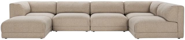 Classic Home Adalynne 6-Piece Buttermilk Upholstered Sectional-2