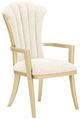 Michael Amini® Fantosini Gold Leaf Dining Arm Chair-0