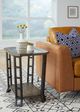 Null Furniture St. Augustine Bronze/Weathered Pine Rectangular End Table -1
