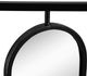 A & B Home Black Square Frame Mirror-3