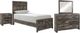 Signature Design by Ashley® 4 Piece Wynnlow Rustic Gray Twin Panel Bedroom Set-0