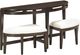 aspenhome® Sutton French Roast Sofa Table with Stools-0