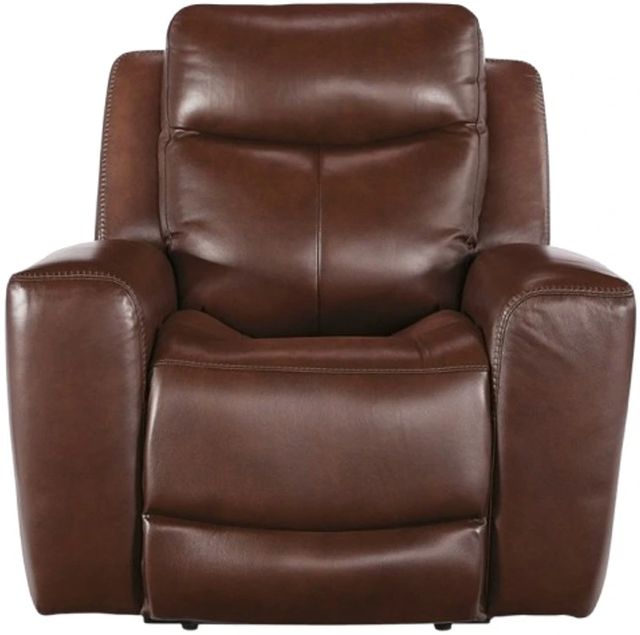 Signature Design by Ashley® Next Move Mahogany Power Recliner with Adjustable Headrest-3