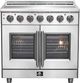 FORNO® Massimo 36" Stainless Steel Pro Style Electric Range-0