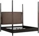 Modus Furniture Koko Minx King Upholstered Poster Bed-2