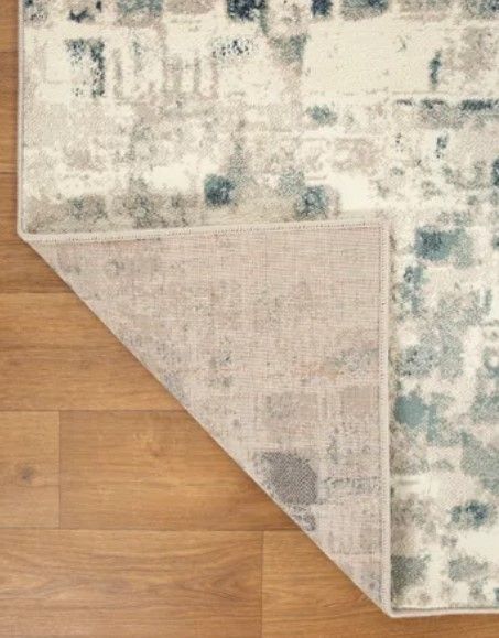 KAS Rugs Heritage Beige/Blue Wonder 5'x8' Area Rug-3